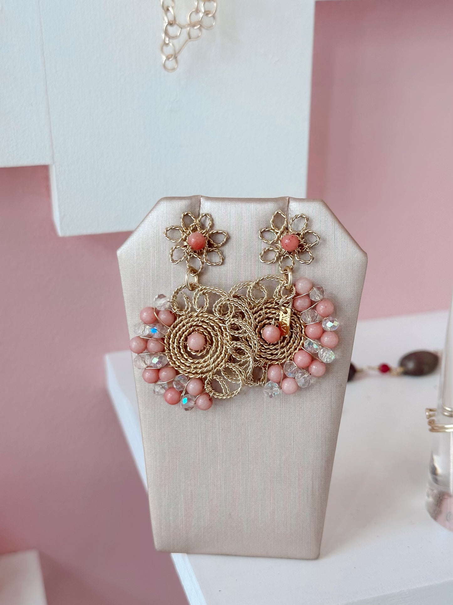 Mavi Handmade Jewelry Pink/clear Pink Light pink/clear Haper Pink/clear