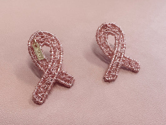 Beth Earrings - Breast cancer awareness