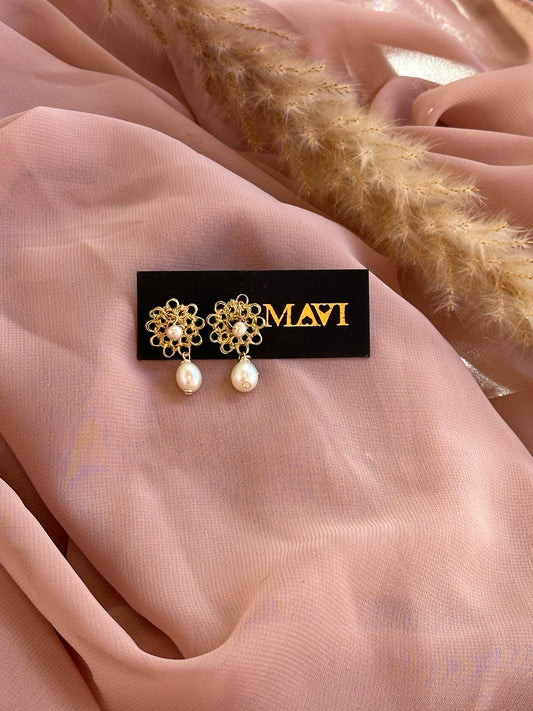 Mavi Handmade Jewelry Default Title Crochet studs Default Title