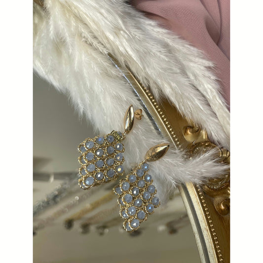 diamond shaped earrings